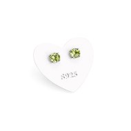 Colektio Olivine faceted earrings (Ag 925/1000, 0.23 g) - Earrings