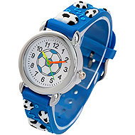 QKIDS Analogové hodinky - Fotbalový míč - Children's Watch