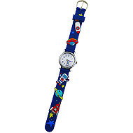 QKIDS Analogové hodinky - Astronaut, modré - Children's Watch