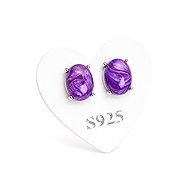 Colektio Čaroit náušnice ovál (Ag 925/1000, 0,29 g) - Earrings