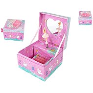 Mikro Trading Šperkovnice 16,5 cm na natažení s tančící baletkou se zvukem - Jewellery Box