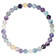 Colektio Duhový fluorit náramek 4 mm - Bracelet
