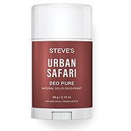 STEVE'S Natural Solid DEO PURE - Urban Safari - Deodorant