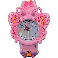 QKIDS Fluttering Butterfly watch, pink - Children's Watch