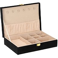 Homestyling KO-HZ1810080 28×19cm, black - Jewellery Box