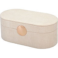 H&L Jewellery box with mirror 25cm, white - Jewellery Box