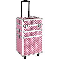 APT CA19C three-piece cosmetic trolley case, pink - Makeup Case