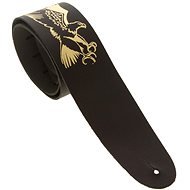 PERRIS LEATHERS 106 Debossed Leather Gold Eagle - Guitar Strap