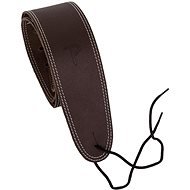 PERRIS LEATHERS 174 Double Stitched Leather Brown - Guitar Strap