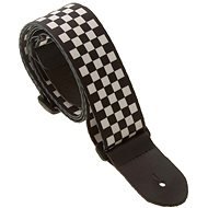 PERRIS LEATHERS 591 White-Black Checkers - Guitar Strap