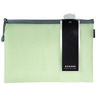 KARTON P+P Pastelini envelope with zipper A4 green - Document Folder