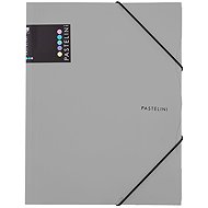 KARTON P+P Pastelini Mappe mit Radiergummi A4 PP grau - Dokumentenmappe
