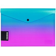 KARTON P+P OMBRE A4, pink - Document Folder