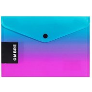 Dokumentenmappe KARTON P+P OMBRE mit Druckknopfverschluss, A5, rosa - Dokumentenmappe