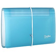 KARTON P+P Opaline document organiser with elastic band (13 pockets) DL, blue - Document Folder