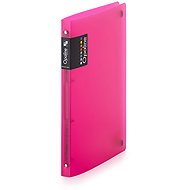 KARTON P+P Opaline PP A4 4-ring, magenta - Document Folder