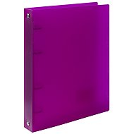Ordner KARTON P+P Opaline PP A5 mit 4-Ring-Mechanik, Magenta - Dokumentenmappe