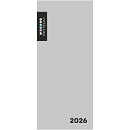 CARDBOARD P+P PASTELINI PVC monthly 2026, grey - Planner