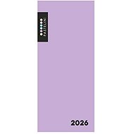 Cardboard P+P PASTELINI PVC weekly 2026, purple - Planner