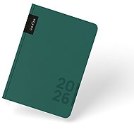 CARDBOARD P+P VERDE A5 weekly 2026, green - Planner