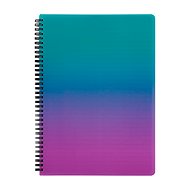 KARTON P+P OMBRE Twin wire pad A4 PP pink - Notepad