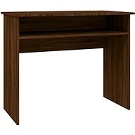 SHUMEE Psací stůl hnědý dub 90 × 50 × 74 cm kompozitní dřevo - Desk