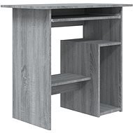 SHUMEE Psací stůl šedý sonoma 80 × 45 × 74 cm kompozitní dřevo - Desk