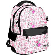 PASO Barbie White, Pink - School Backpack
