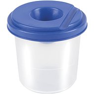 PANTA PLAST brush holder with lid simple, mix of colours - Brush Holder Cup