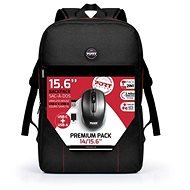 PORT DESIGNS Premium-Rucksack 14" / 15,6" Rucksack + kabellose Maus - Laptop-Rucksack