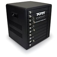 PORT CONNECT CHARGING CABINET, 10 UNITS, Individual Door Lock, Black - Rechargeable Storage