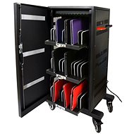 PORT CONNECT CHARGING CABINET, 30 UNITS, Black - Rechargeable Storage