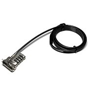 PORT CONNECT Bezpečnostní univerzální kabel s číselným zámkem, stříbrná - Security Lock