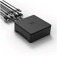 PORT CONNECT Docking Station 8in1 USB-C/A, 2x 2K, dual video, HDMI, Ethernet, 3.5mm jack - Docking Station