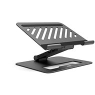 PORT CONNECT 2in1 Docking Station mit verstellbarem Ständer für NB, USB-C, 2x4K, schwarz - Dockingstation