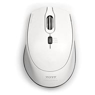 PORT CONNECT SILENT, drahtlos, USB-A/USB-C Dongle, 2,4Ghz, weiß - Maus