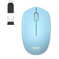 PORT CONNECT Wireless COLLECTION, cyan - Maus