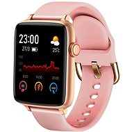 Printwell PW-101, Gold with Pink Strap - Smart Watch