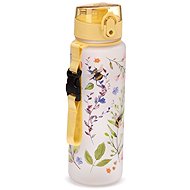 Puckator Unbreakable Plastic Bottle with Lid 600ml – Nectar Meadows - Drinking Bottle