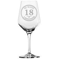 Half litre wine glass for 18th birthday - Glass
