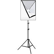 PULUZ 50x70cm Studio-Softbox + 2m Stativ + 1x E27 30W 5700K weiße LED-Lampe - Softbox