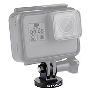 PULUZ 1/4 inch Screw Hole Tripod Mount CNC Adapter for GoPro, Insta360, DJI and Other (Black) - Action Camera Accessories