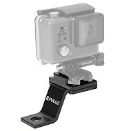 PULUZ Fixed Metal Motorcycle Holder Mount for GoPro, Insta360, DJI and Other (Black) - Action Camera Accessories