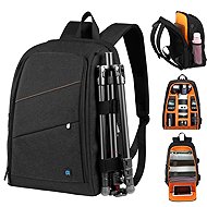 PULUZ Outdoor Portable Waterproof Scratch-proof Dual Shoulders Backpack Handheld PTZ Stabilizer Came - Camera Backpack