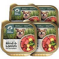 Pure Nature Dog Adult Pâté Beef and Lamb 4 × 150 g - Pate for Dogs