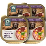Pure Nature Dog Adult Pâté Turkey and Beef 4 × 150 g - Pate for Dogs