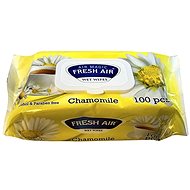 Fresh Air wet wipes 100 pcs chamomile clip - Cleaning Wipes