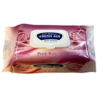 Fresh Air wet wipes 100 pcs clip rose - Cleaning Wipes