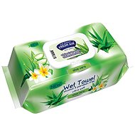 Fresh Air wet wipes 100 pcs clip aloe - Cleaning Wipes