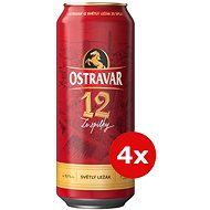 Ostravar 12 4x0,5l tin - Beer